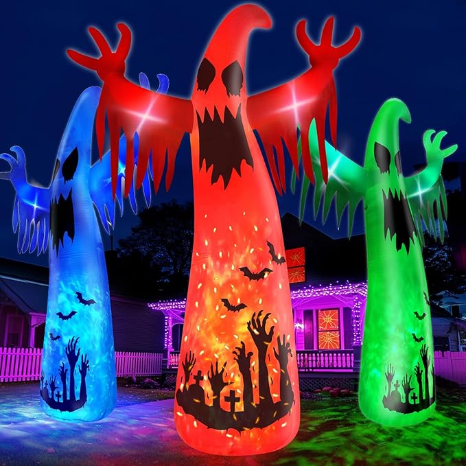 12 Ft Halloween Outdoor Decoration 3 Color